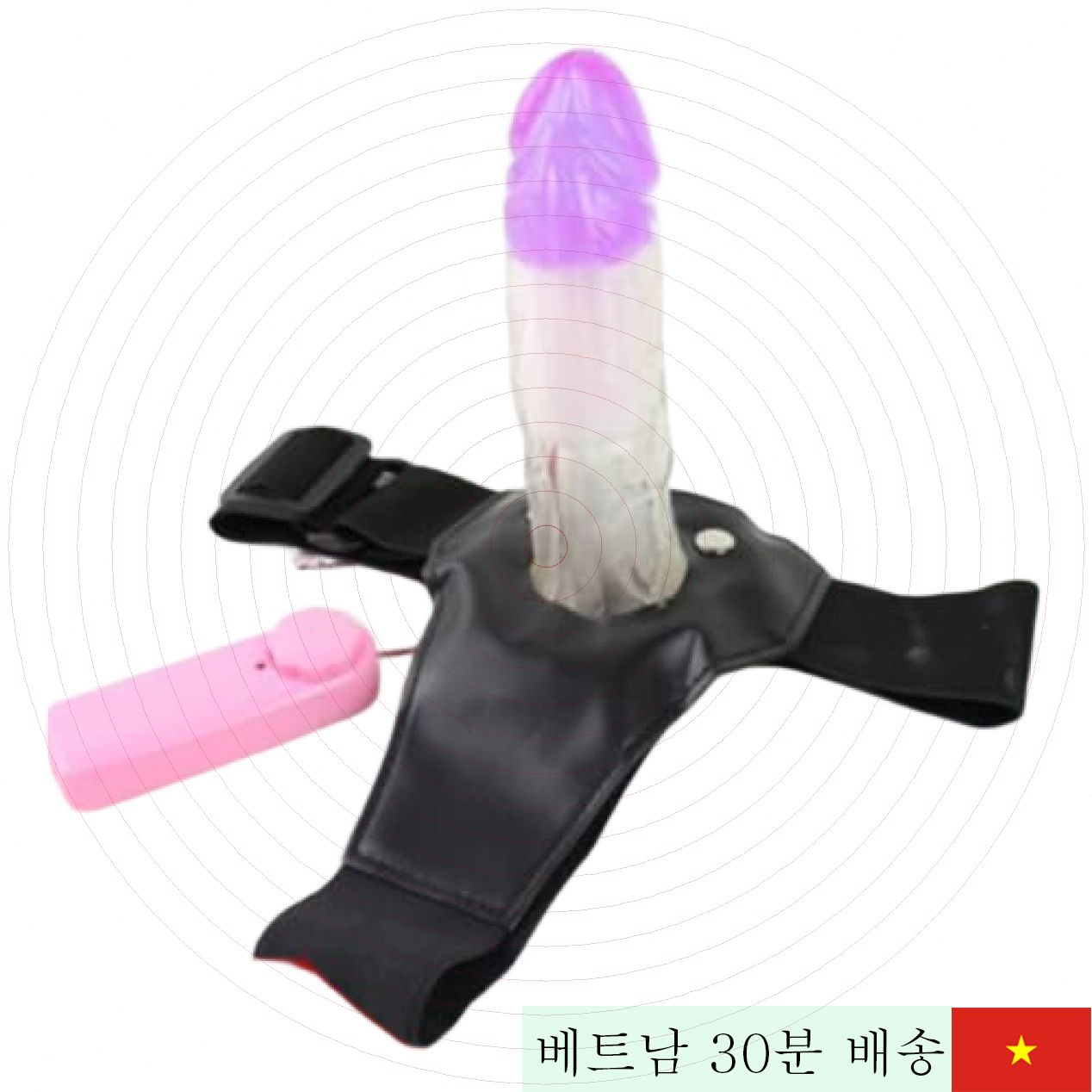 니키봇 투명 진동 공기통 줄 딜도 1년 보증 안전 