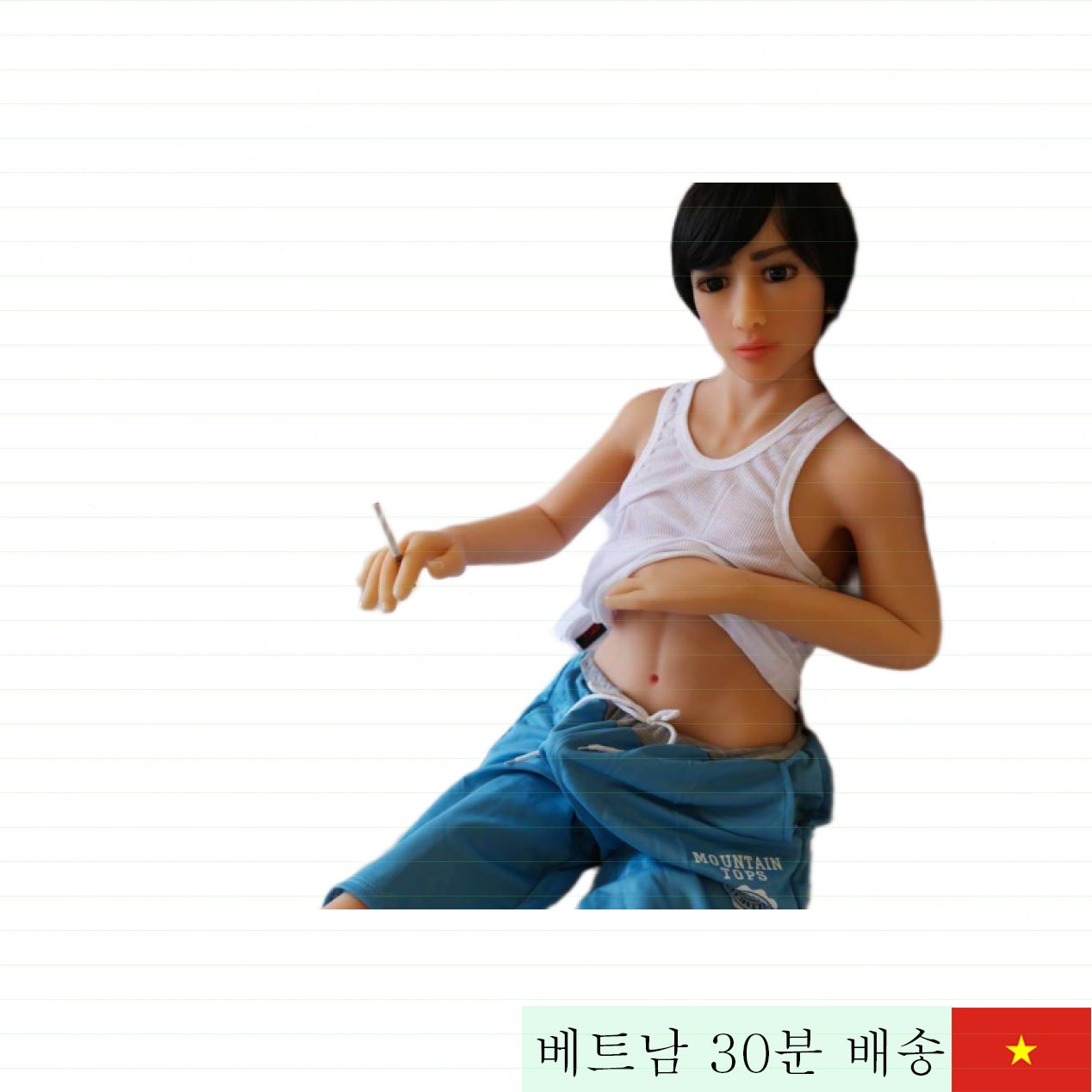 리얼 TPE 남성용 섹스돌 140cm 다기능 리얼 바디 