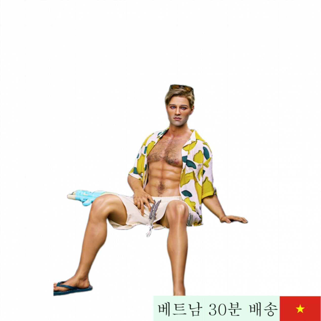 아이언테크 176cm 남성용 고급 리얼 신체 모형 실리콘 인형 