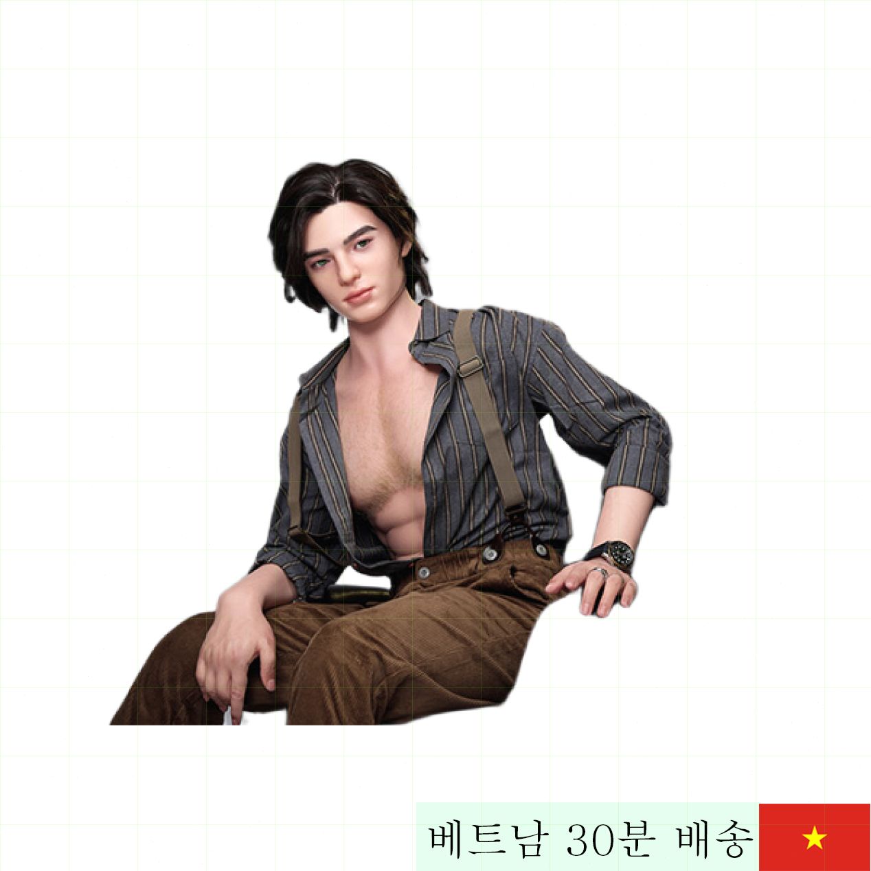 Irontech 170cm 남성 섹스 인형 여성용 리얼 