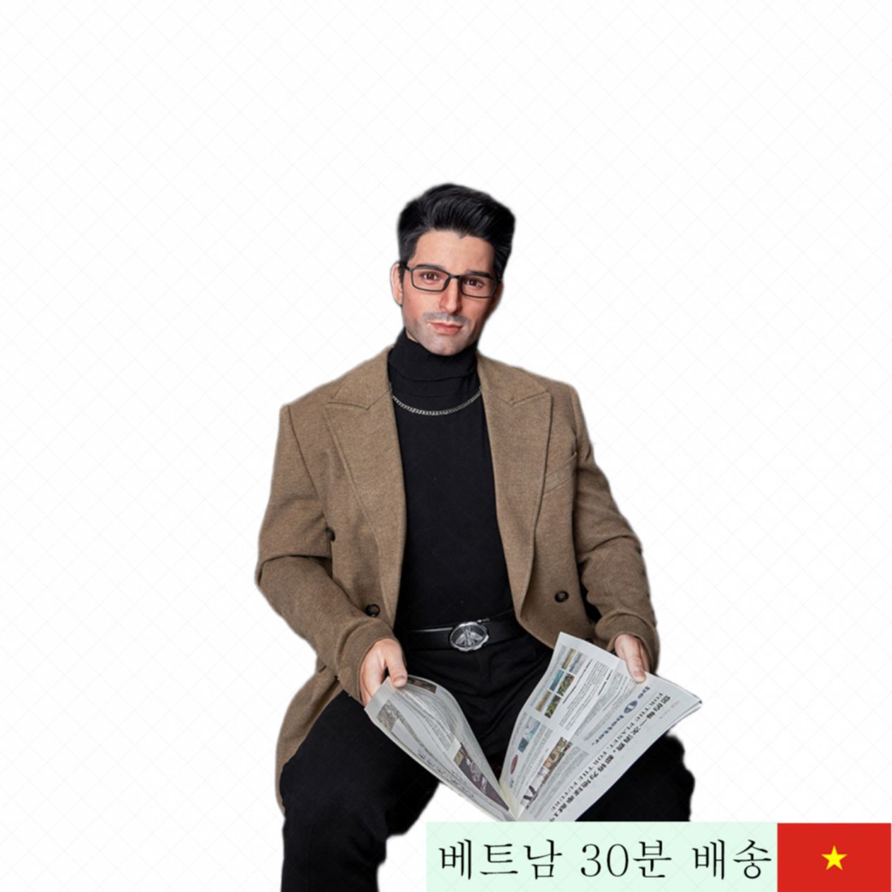 Irontech George 176cm 남성형 리얼 섹스 인형 액세서리 포함 