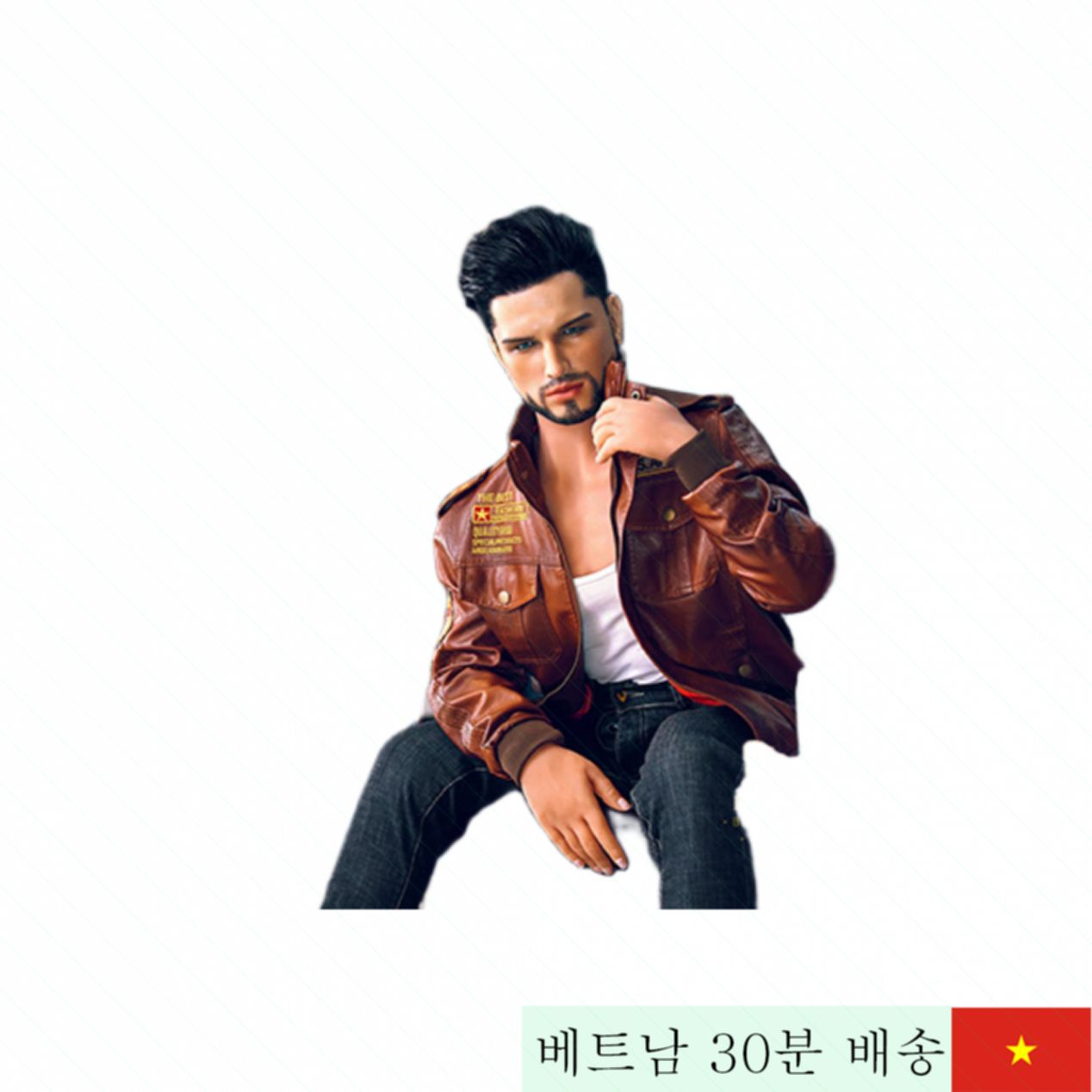 아이언텍 돌 케빈 35 6팩 리얼 인조 남성 섹스돌 