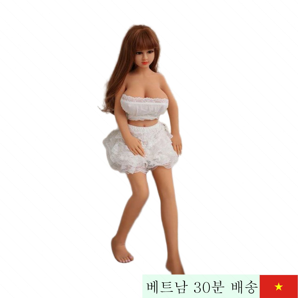 천사 소녀 성인용 고급 실리콘 음부 항문 구멍 포함 