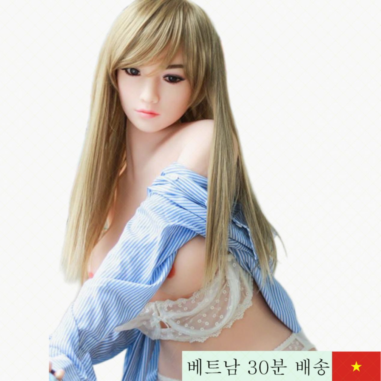 미즈노 긴 다리 고급 섹스돌 TPE+실리콘 피부 안전 