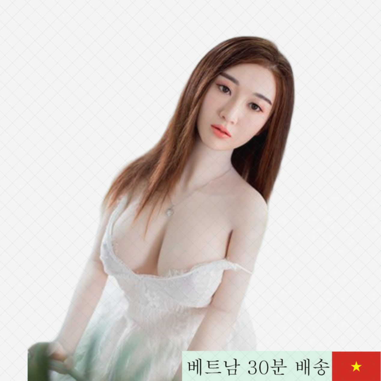 철저한 리얼 느낌 고급 실리콘 순진녀 섹스 인형 BBV02 