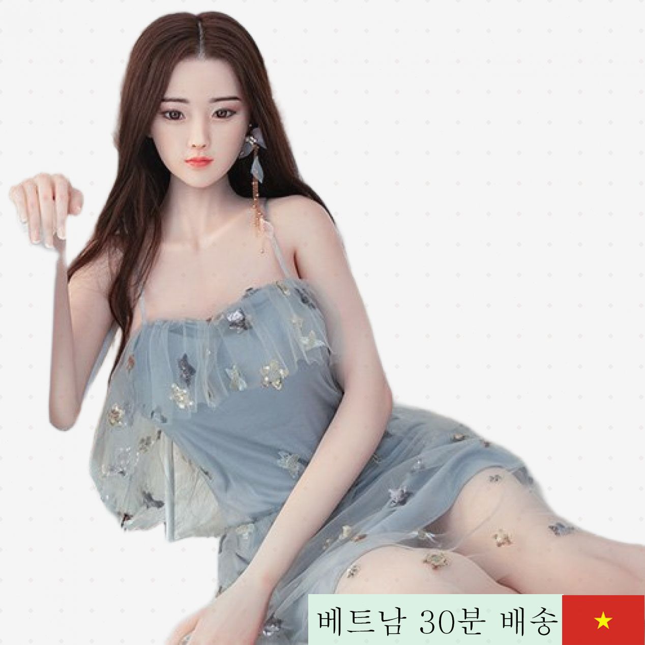 실리콘 백금 1m58 섹스돌 리얼 헤어 생생한 촉감 