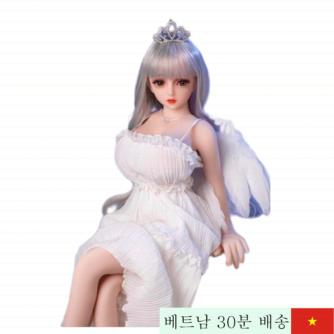 1.1m 미니 공주형 진동 섹스 인형 귀여운 컴팩트 사이즈 