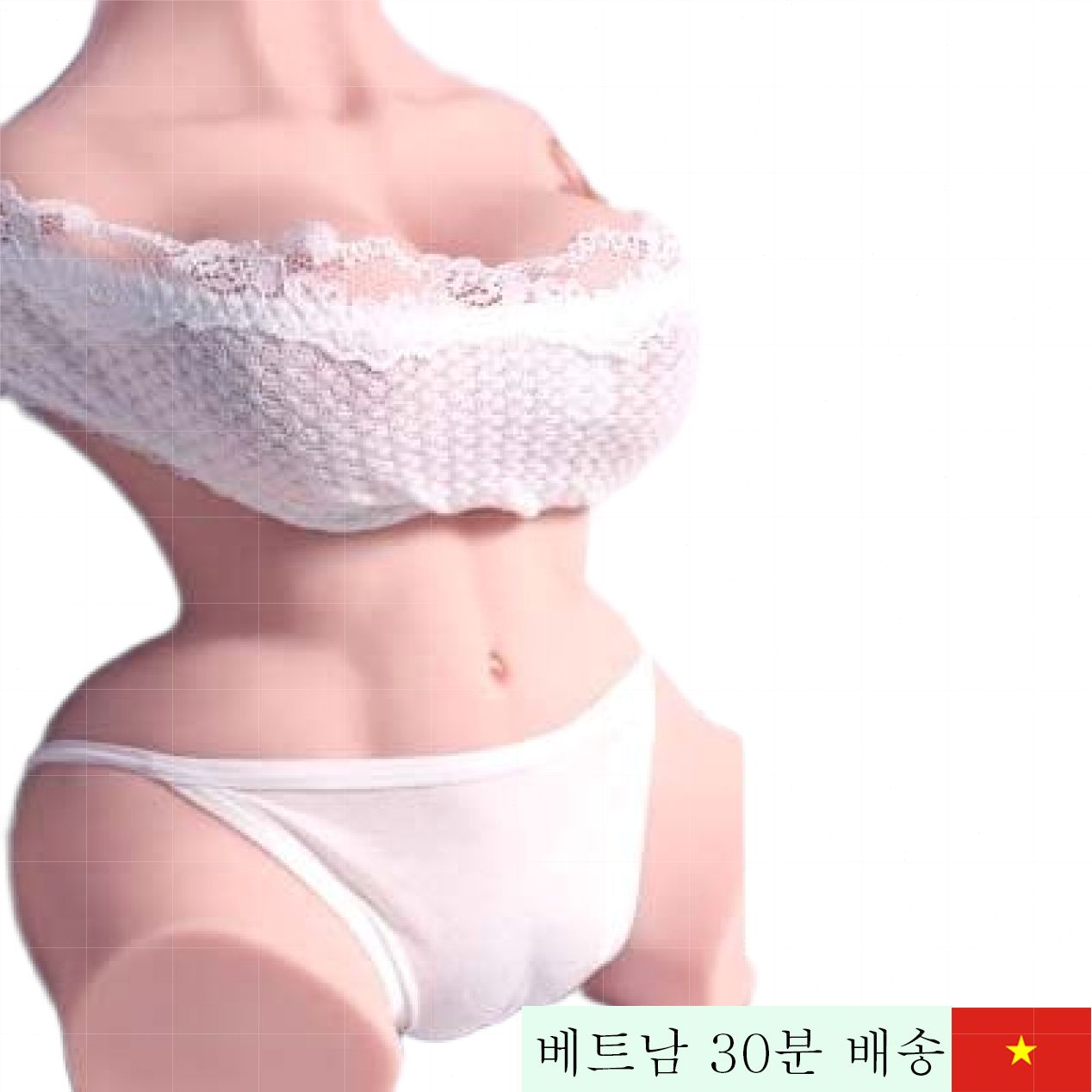 섹시 여성 자세 인형 반신 진동 인체공학적 편리 휴대 