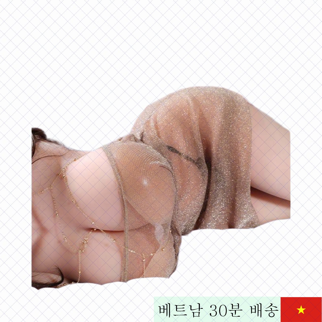 플라워 ZZ028 반신 섹스돌 부드러운 눌림 쾌감 극대화 