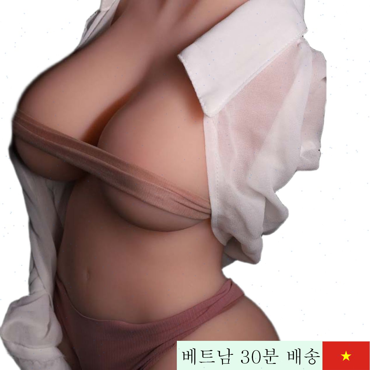 성인 아시아풍 반신 바스트 랜던 매력 섹시 인형 