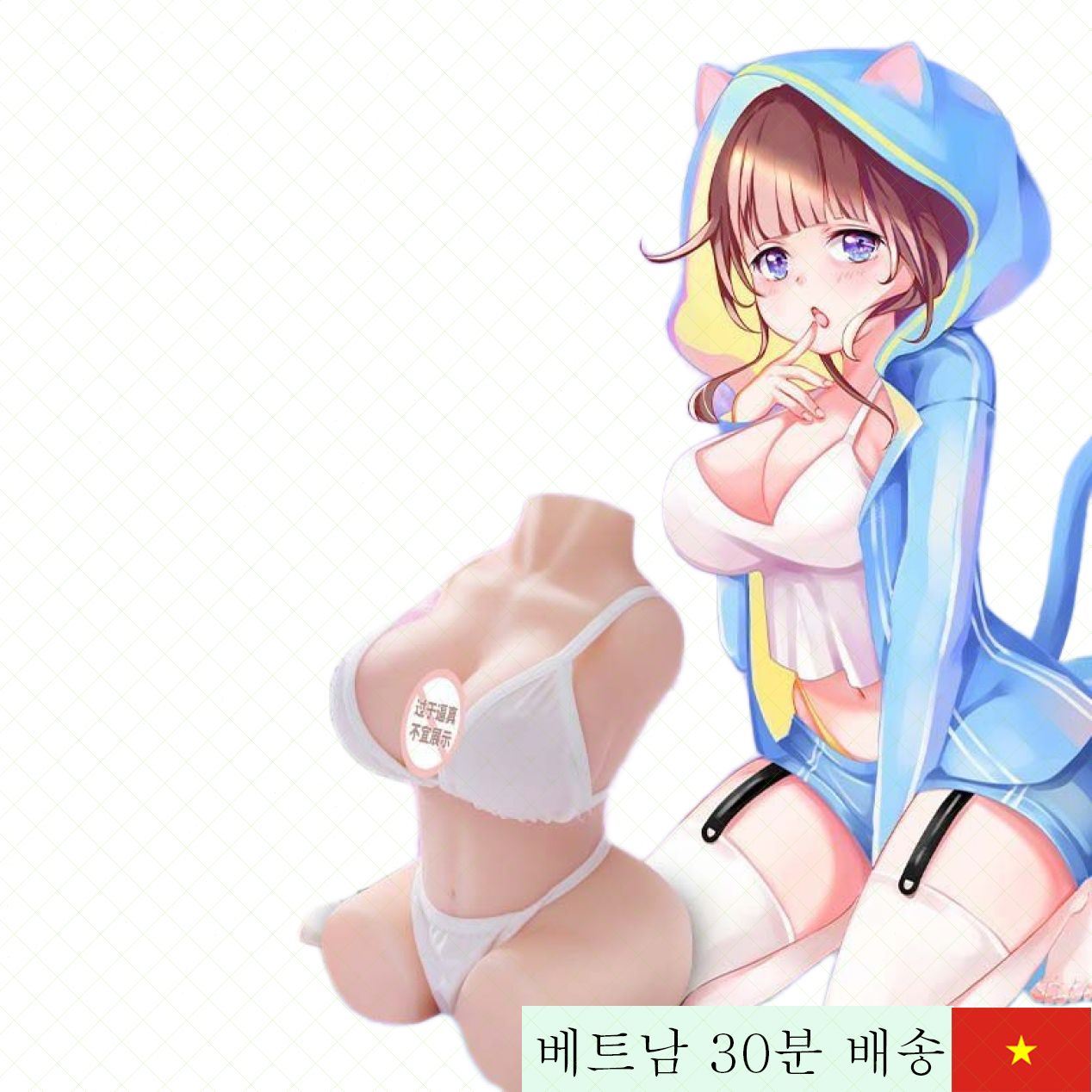 ZZ42 바스트 실리콘 반신 섹스돌 컴팩트 강철 뼈대 