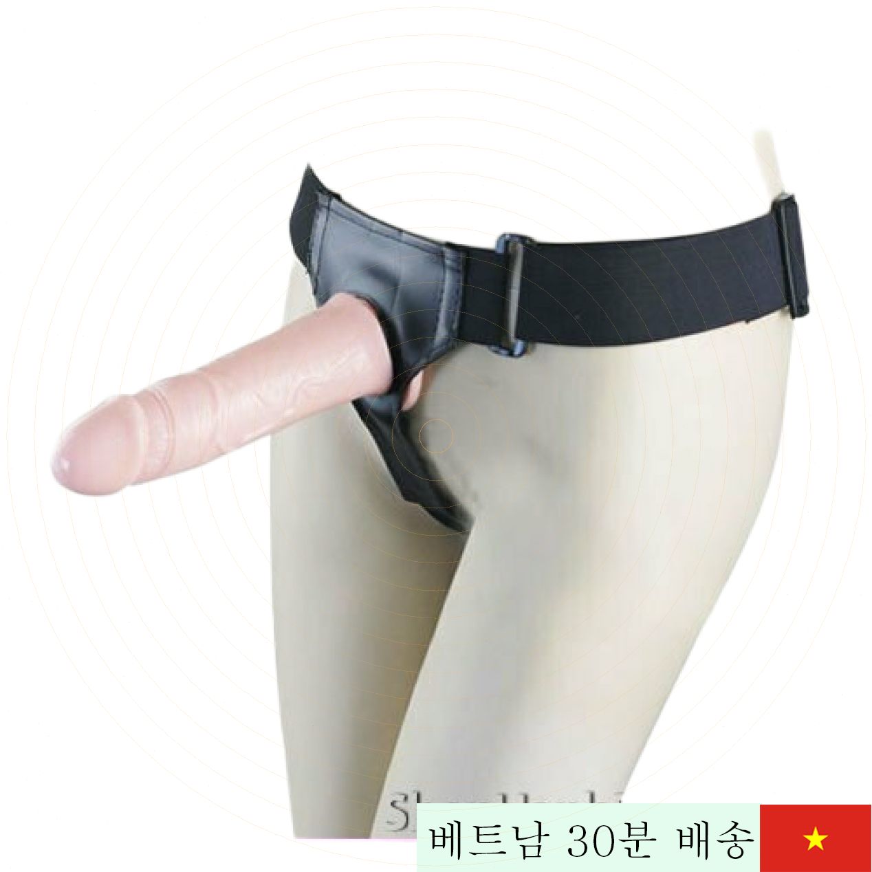 바일 실리콘 20단 진동 남성용 착용형 속이 빈 디바이스 