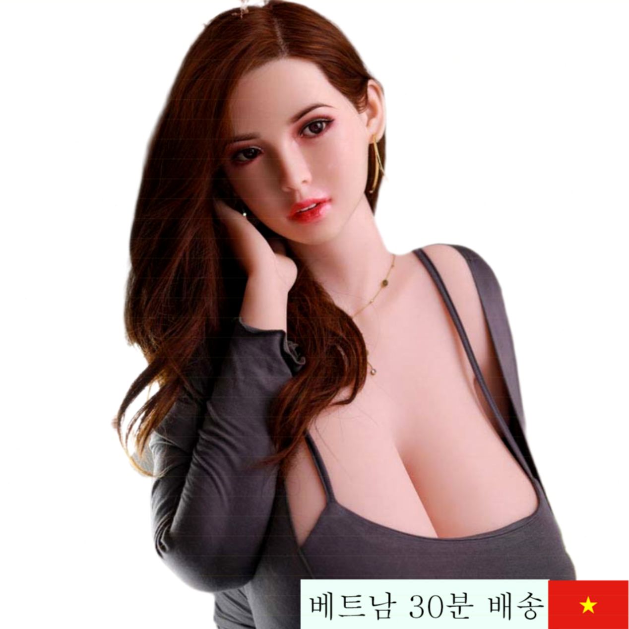 Celeste 158cm 풀 바스트 실리콘 헤드 TPE 바디 인형 