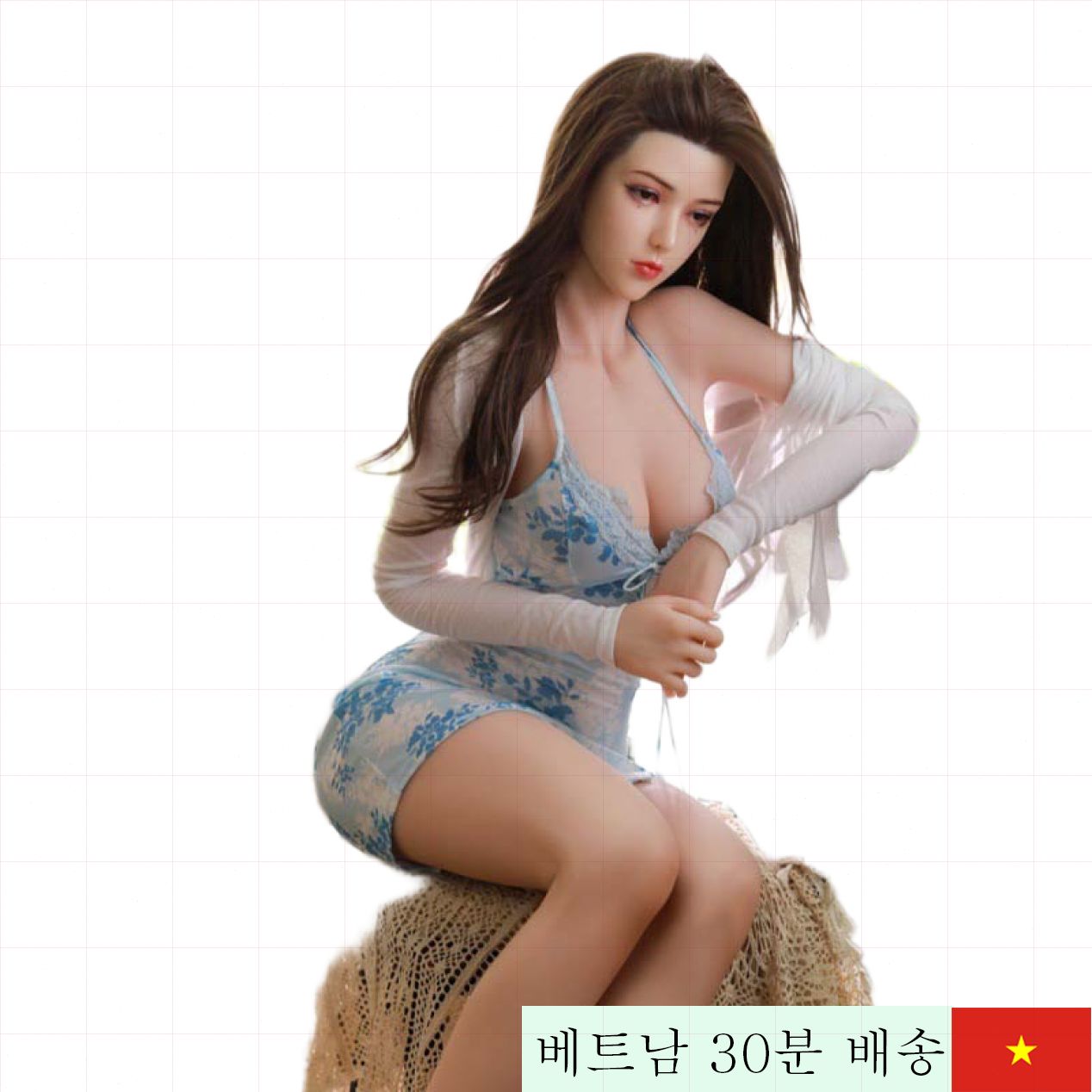 TPE 수지 모씨엔 대형 가슴 부드러운 실리콘 바디 인형 