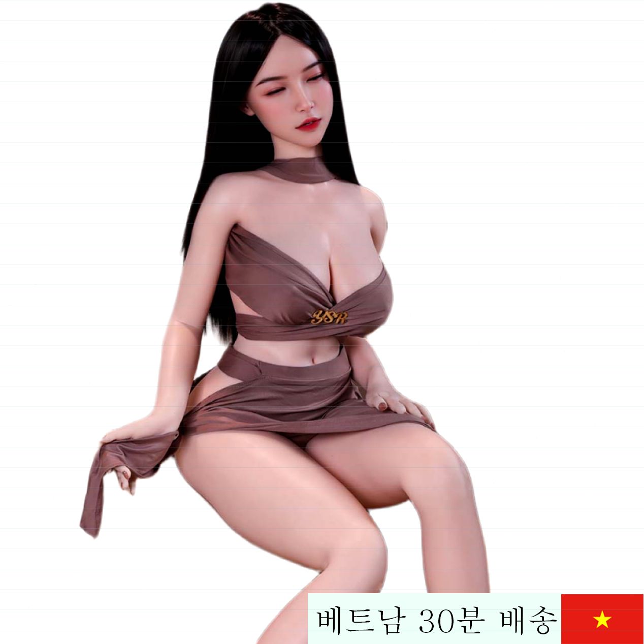 하마이 158cm 아시아 스타일 섹스돌 리얼 아름다움 