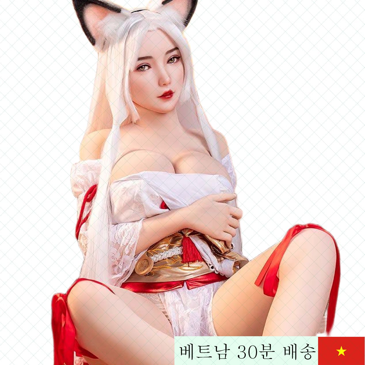 킨스케이프 코스프레 키츠네 실리콘 인형 