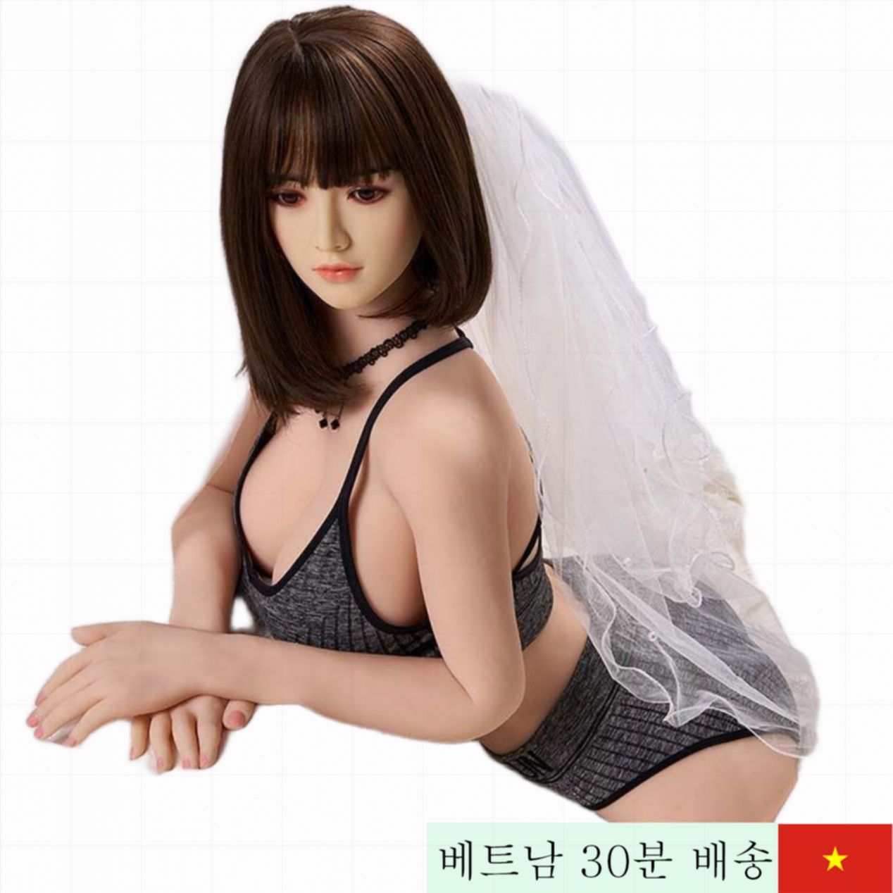 Bitna TPE 반신 골격 섹스 돌 헤드 핸드 포함 리얼 