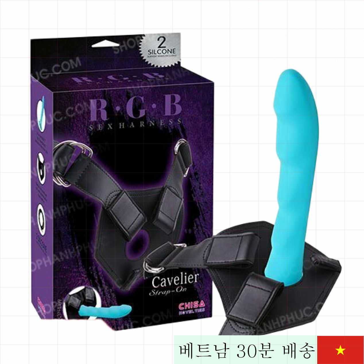 블루 스트랩온 저렴한 LGBT 전용 고품질 성인용품 