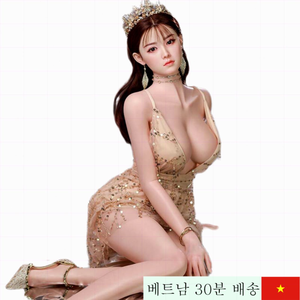 미려한 민추 고품질 실리콘 TPE 1m58 섹스돌 