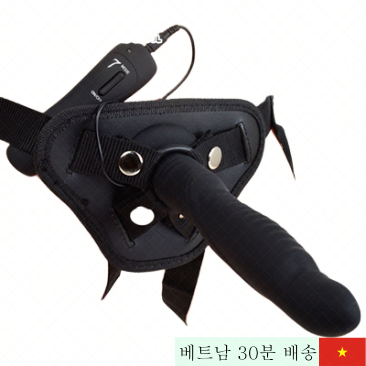 레스용 실리콘 진동 가죽 스트랩 딜도 쾌감조절 