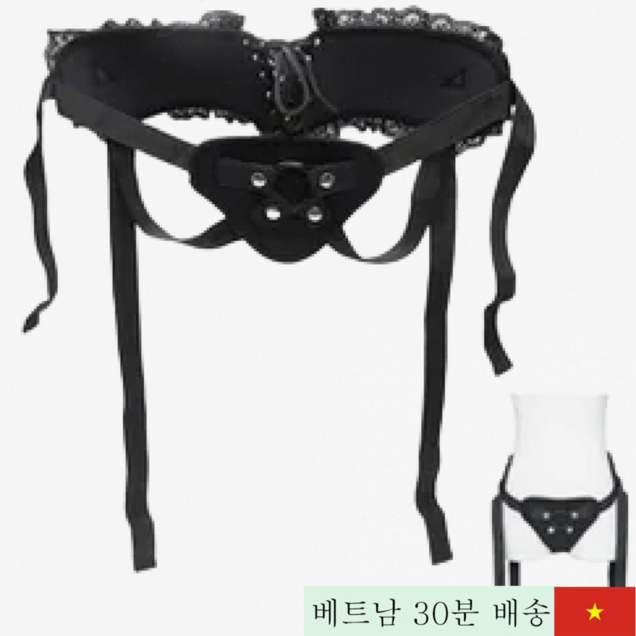 여성용 성인 장치 가죽 스트랩 착용 가능 필수품 