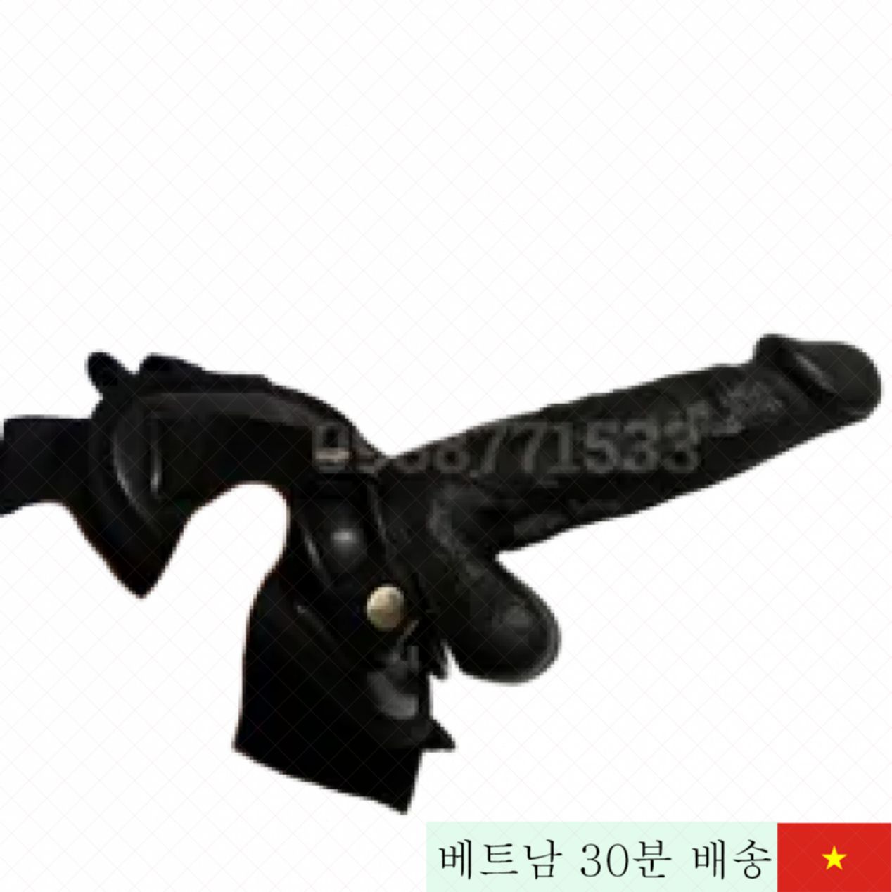 블랙 레즈비언용 실리콘 스트랩온 스몰 사이즈 11cm 