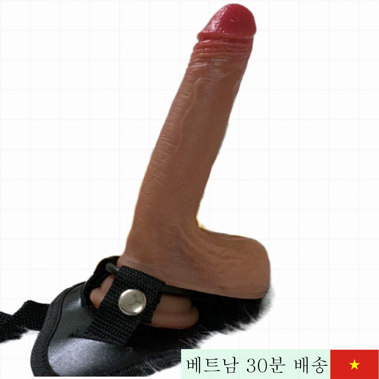 실리콘 초극세 soft 딜도 DVD 06 – 여성 및 레즈비언용 스트랩 포함 