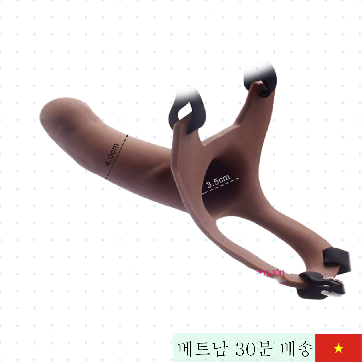 DVD07 의료용 실리콘 진동 허리 조절 음경 착용 돌기 