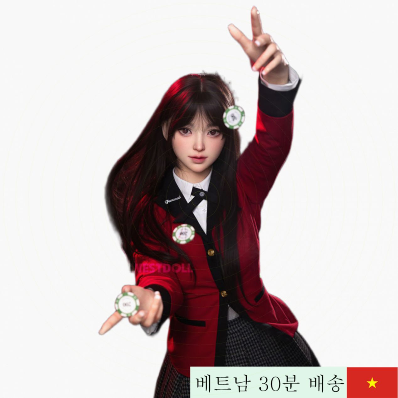 펀웨스트 아시안 앨리스 리얼 99% 사실적  인형 