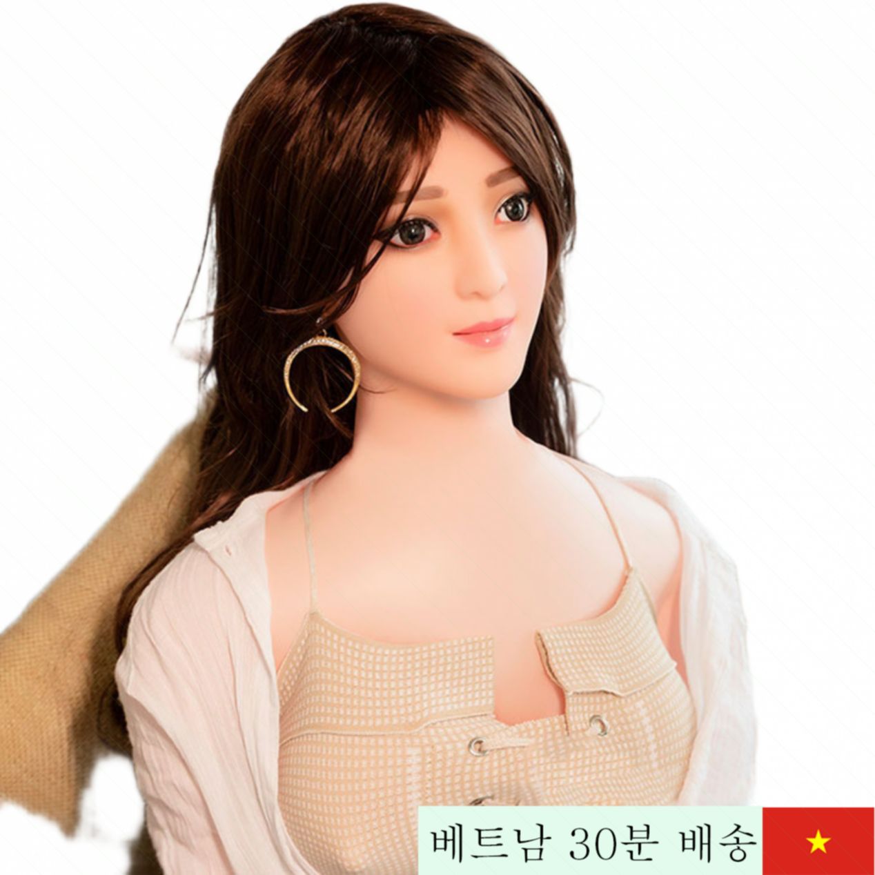 리얼 질풍선 섹스돌 160cm 대형 풍만 바디 자연스러운 감촉 