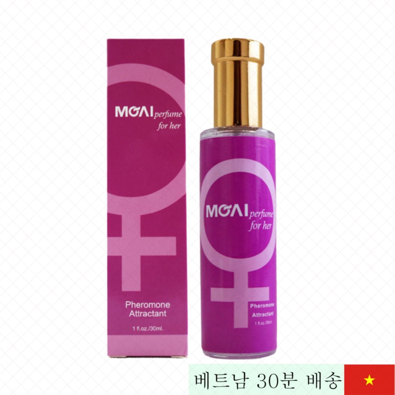 모아이 포 허 남성용 쾌감 향상 30ml 인기 페로몬 향수 