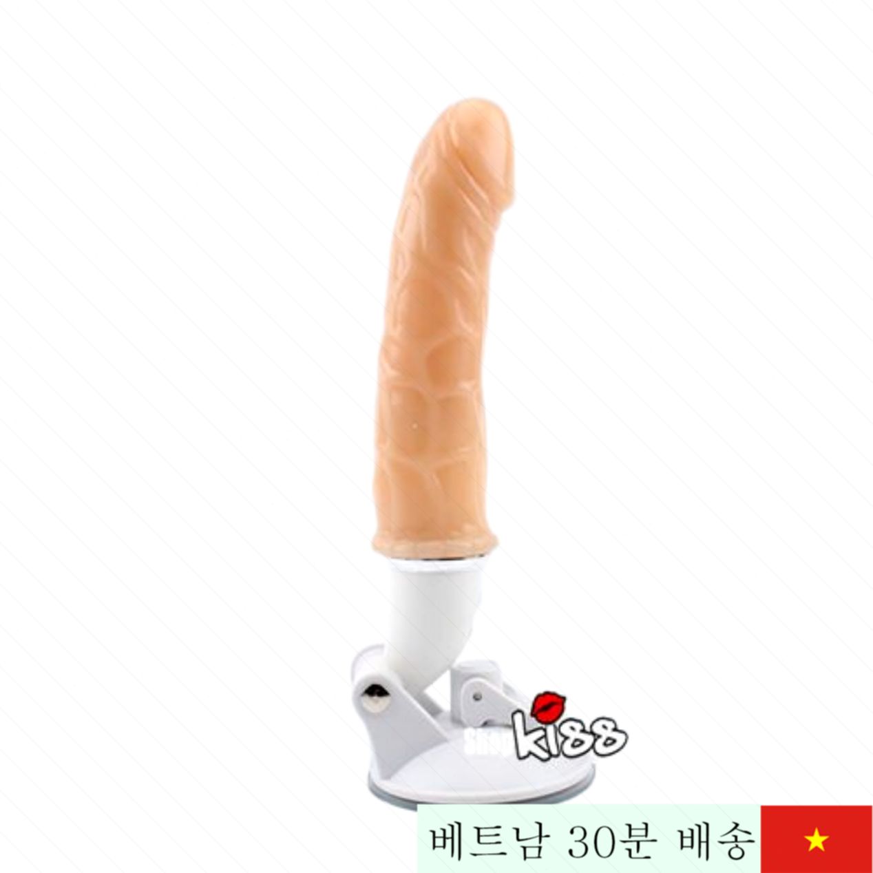 180도 회전 벽걸이 초강력 실리콘 여성용 진동 딜도 