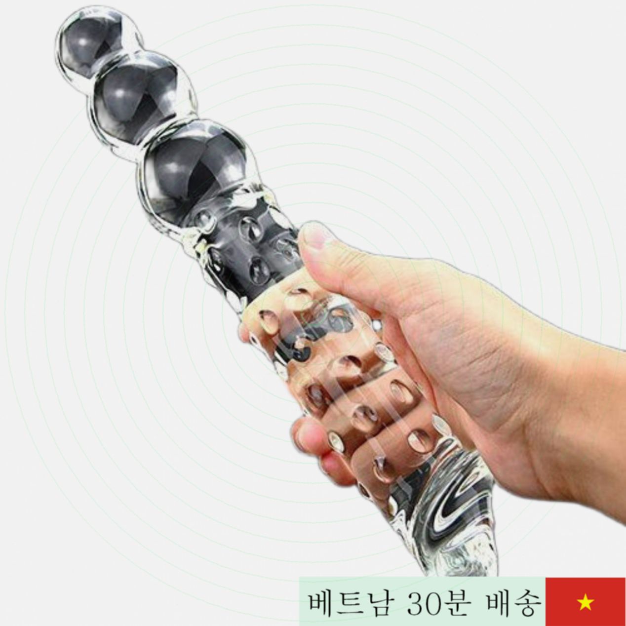 2헤드 글라스 딜도 고급 안전 소재 섹시 토이 