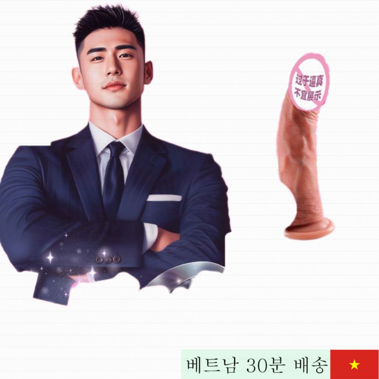 미스터 호 페니스 실리콘 고급형 박스포장 남성용 