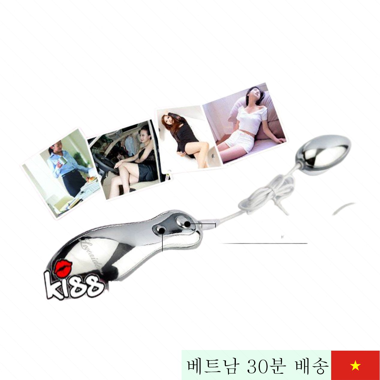 럭셔리 크롬 코팅 러브 에그 12단 진동 여성용 토이 