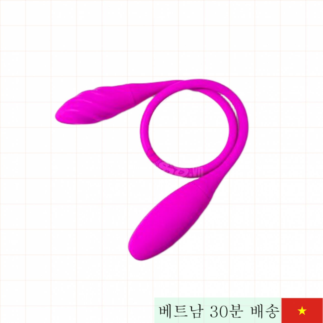 프리티러브 스네이크 60cm 2헤드 충전 진동 바이브 