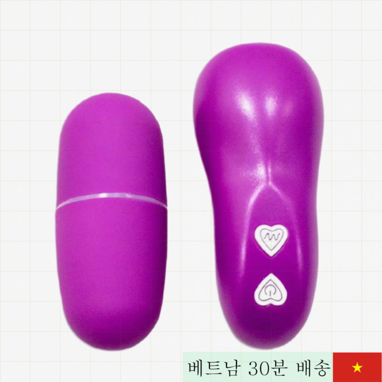 맨 누 원격 제어 10단 진동 무선 성인용 알 