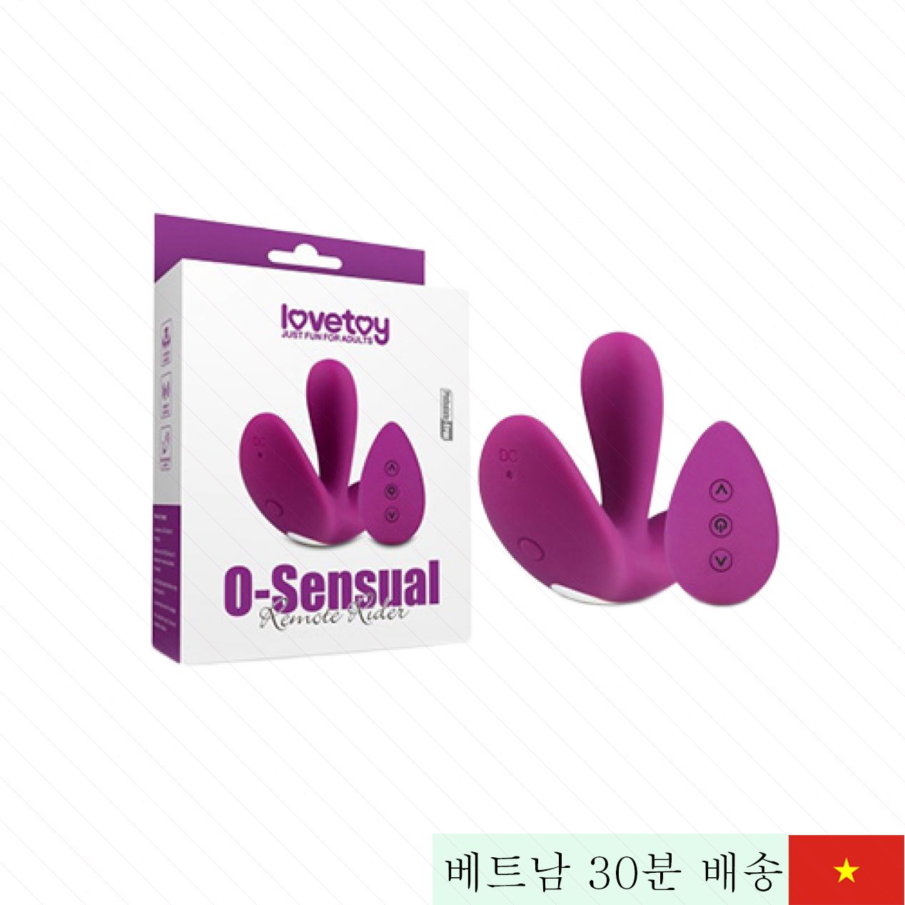 러브토이 O-센슈얼 리모컨 강력 진동 여성 자극기 