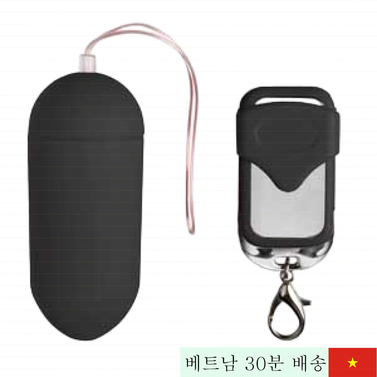 DC24 미니 손잡이 진동 마사지기 원격 조작 가능 