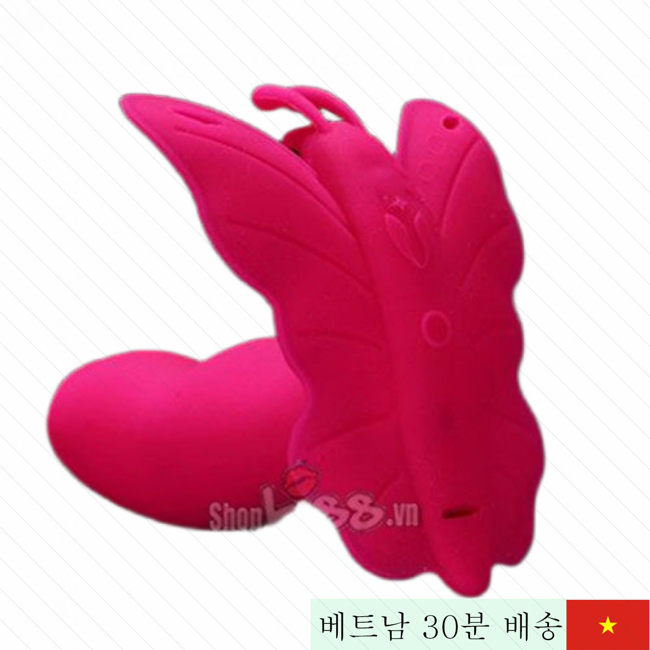 리얼로브 LYDIA 진동 버터플라이 딜도, 레즈 커플 맞춤, 강력 자극 