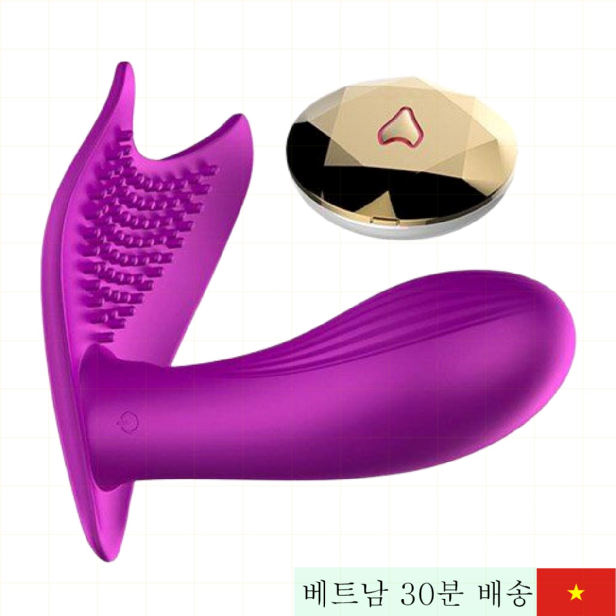 Fox M1 리모컨 점G 마사지 10단 진동 여성용 