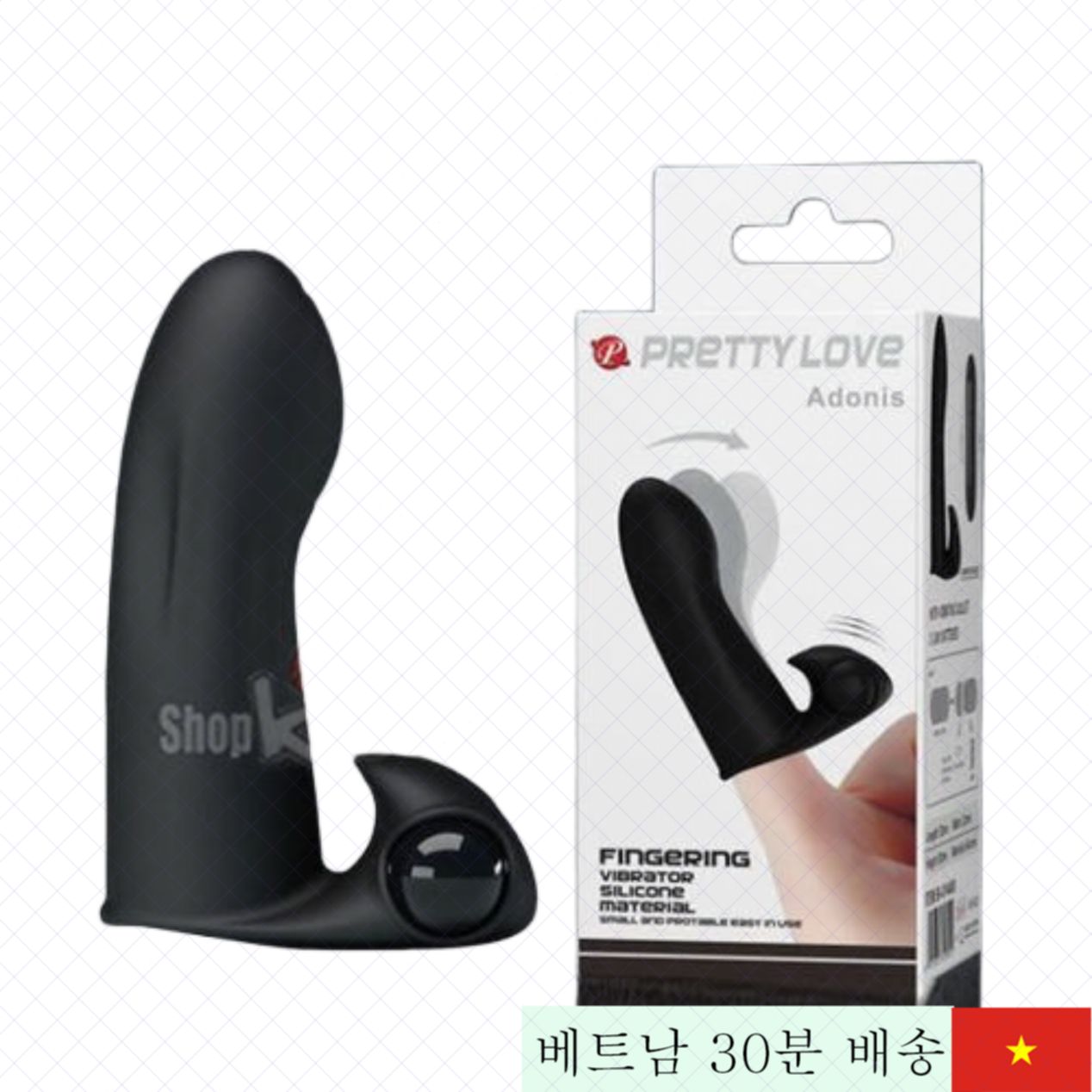 손가락형 진동 마사지기 프리티러브 여성용 G스팟 