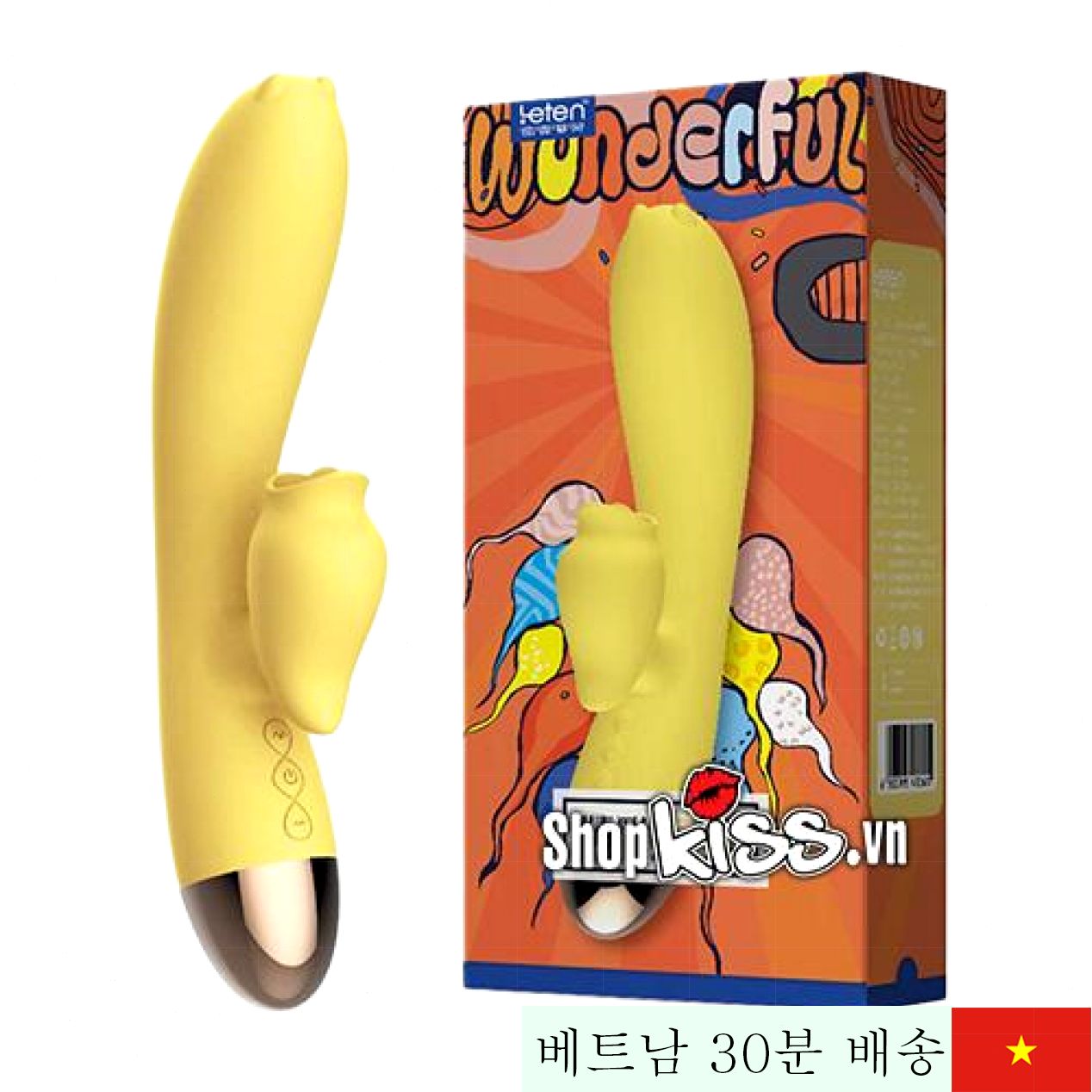 레텐 원더풀 혀 진동 페니스 섹스 토이 여성용 쾌감 