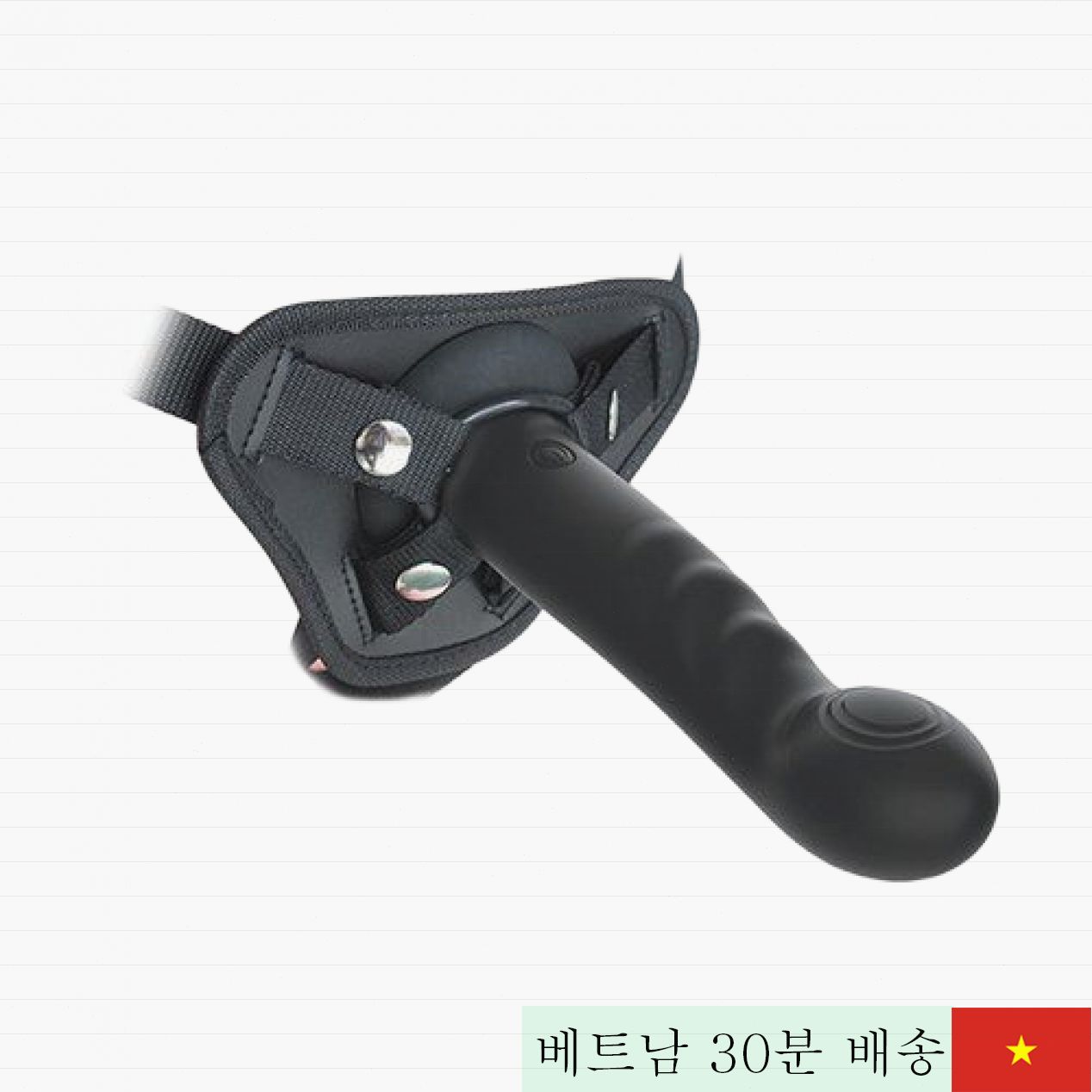 Duo-Pulse Rippled Afra 점G 진동 마사지기 블랙 