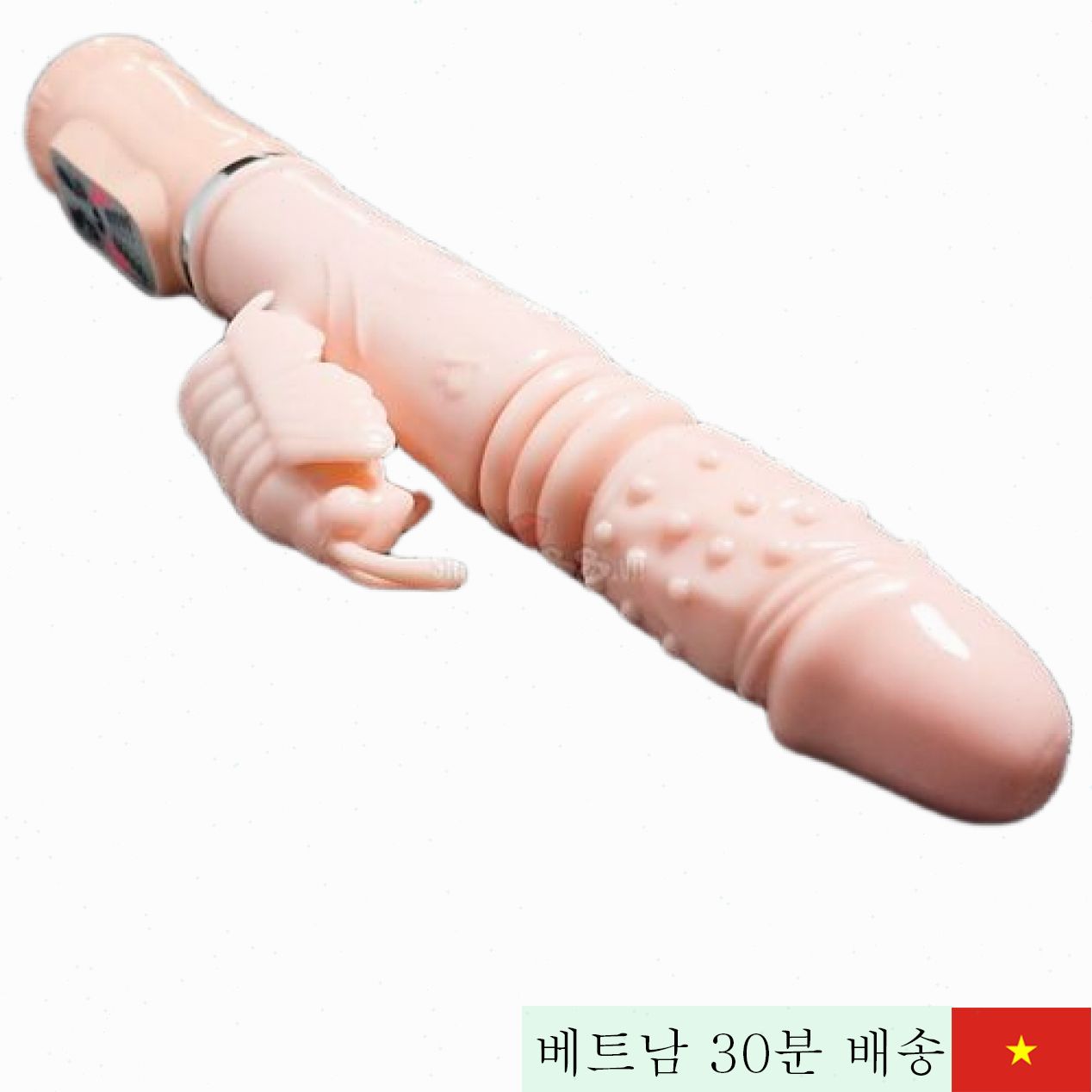 와일드 버터플라이 온열 진동 회전 여성용 다기능 딜도 