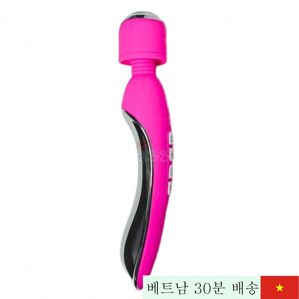 날론 나노 실리콘 고급 듀얼 마사지기 여성용 진동기 