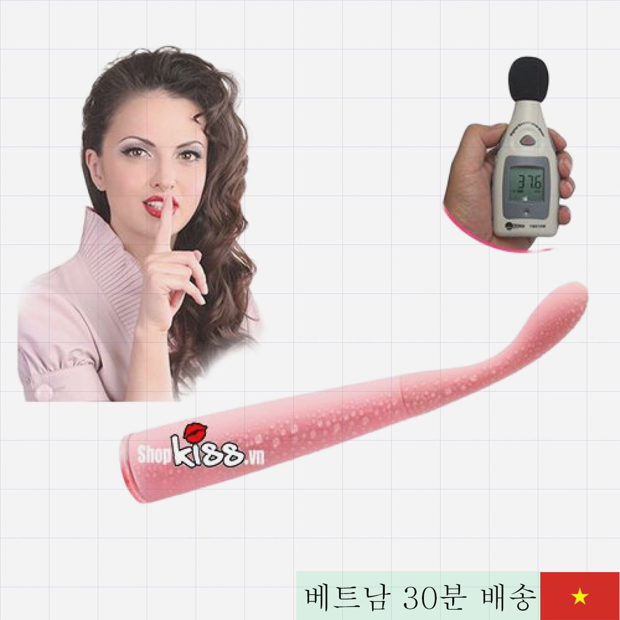 Zemalia Lulu 3중 마사지기 G-스팟 자극 충전식 실리콘 