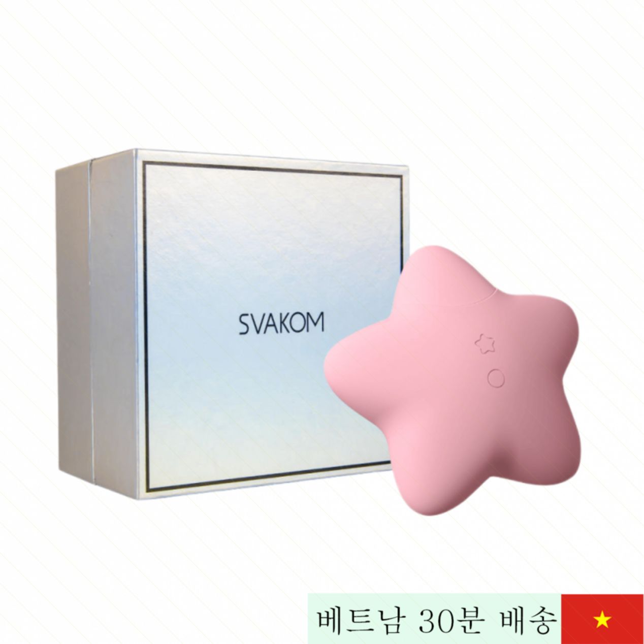 스바콤 피치 스타 실리콘 진동 혀 모양 쾌감 폭발 