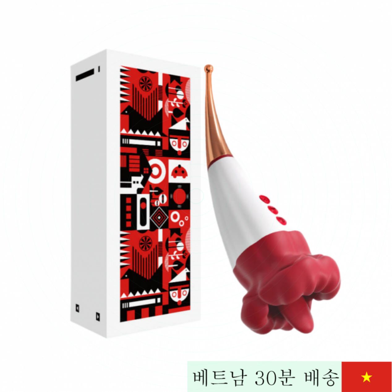 TQG III 빨간 혀 마사지기 - 여성용 쾌감 극대화 필수템 