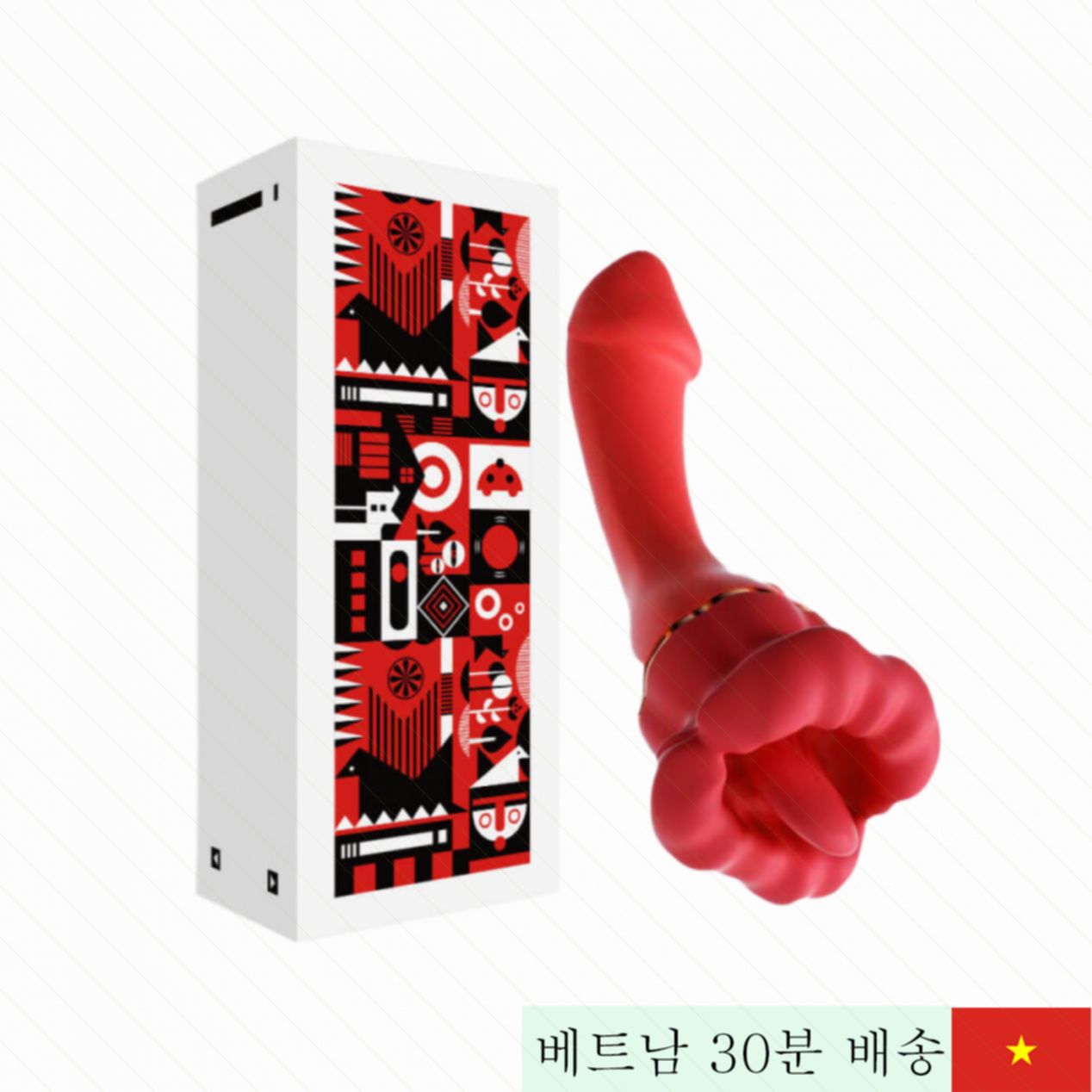 TQG II 붉은 입술 마사지 G-스팟 진동 흡수력 탁월 